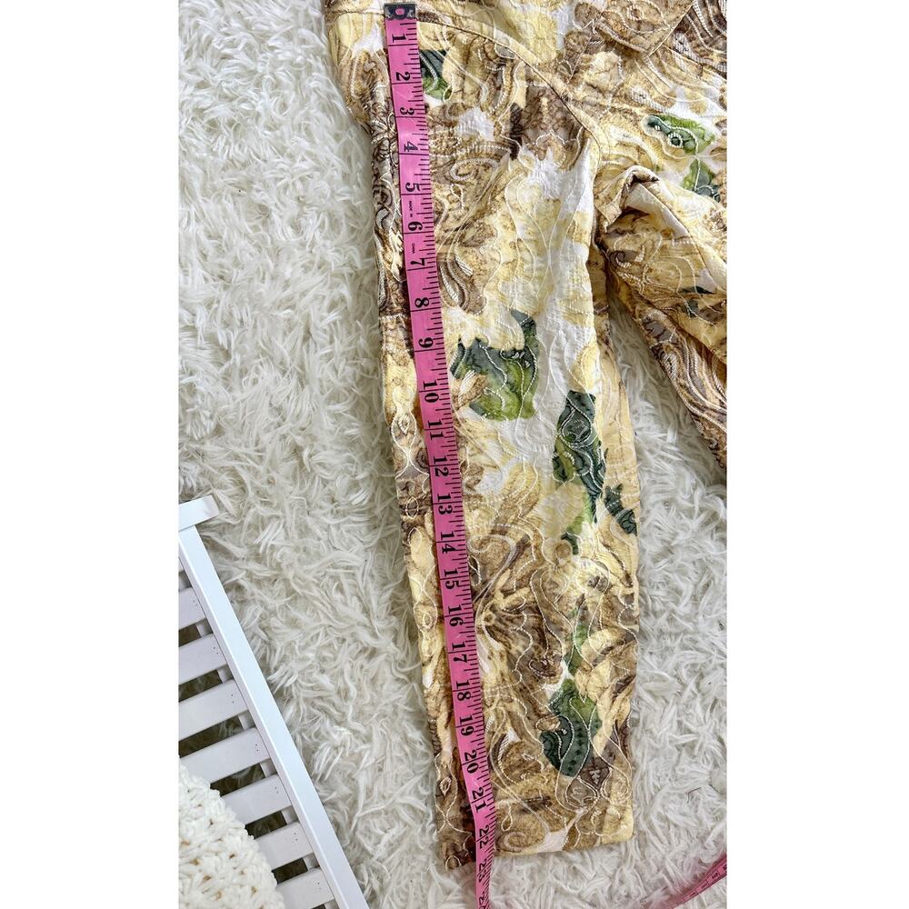 Analogies Plus Women's Size 1X Denim Style Cream Floral Embroidered Jacket #0462 - Picture 11 of 11